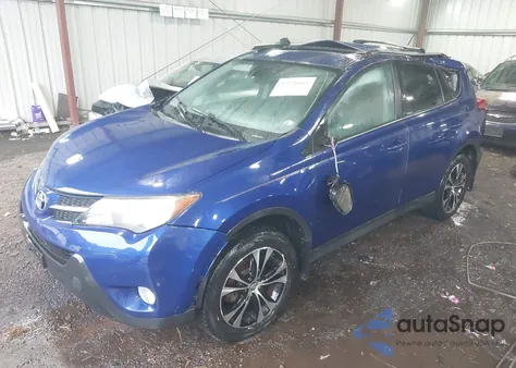2015 Toyota Rav4 Limited z USA, uszkodzony, nr VIN 2T3DFREV6FW323983
